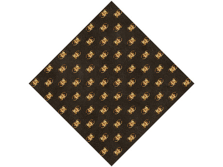 Golden Scarab Egyptian Vinyl Wrap Pattern