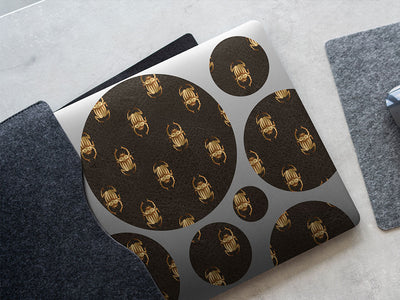 golden scarab egyptian DIY Laptop Stickers