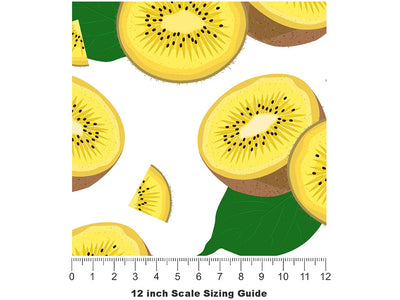 Golden Soreli Fruit Vinyl Film Pattern Size 12 inch Scale~Rwraps Golden Soreli Fruit Sizing Chart~2