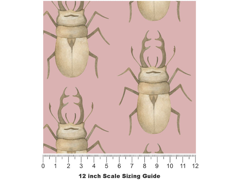Golden Stags Bug Vinyl Film Pattern Size 12 inch Scale~Rwraps Golden Stags Bug Sizing Chart~2