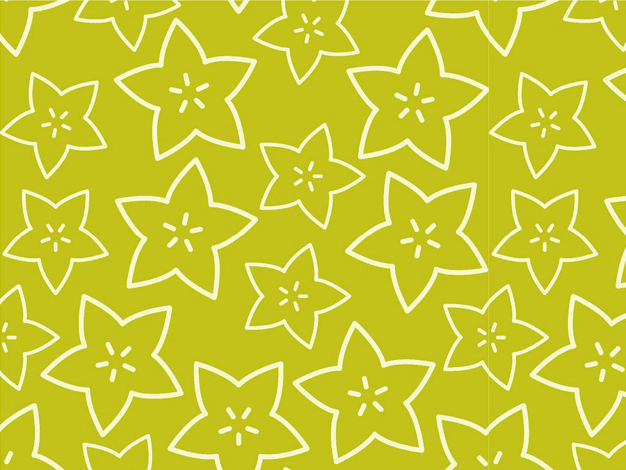 Golden Star Fruit Vinyl Wrap Pattern~Rwraps Series 914 Digitally Printed Vinyl Wrap~0