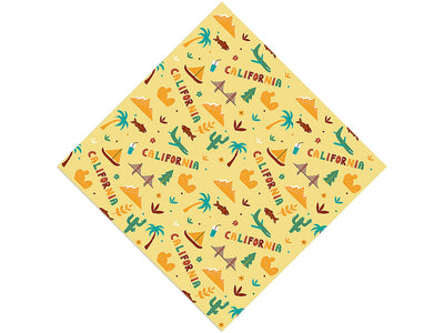 Golden State Americana Vinyl Wrap Pattern