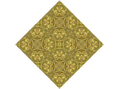 Golden Sun Tile Vinyl Wrap Pattern