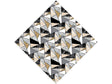 Golden Triangles Tile Vinyl Wrap Pattern
