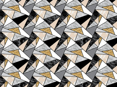 Golden Triangles Tile Vinyl Wrap Pattern~Rwraps Series 914 Digitally Printed Vinyl Wrap~0