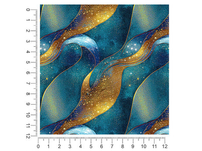 golden veins water 1ft x 1ft Craft Sheets