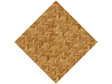 Golden Wheat Wooden Parquet Vinyl Wrap Pattern