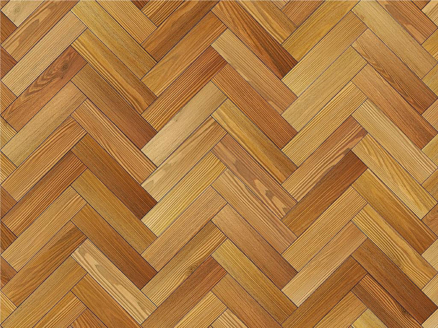 Golden Wheat Wooden Parquet Vinyl Wrap Pattern~Rwraps Series 914 Digitally Printed Vinyl Wrap~0
