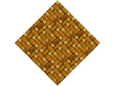 Goldenrod  Brick Vinyl Wrap Pattern