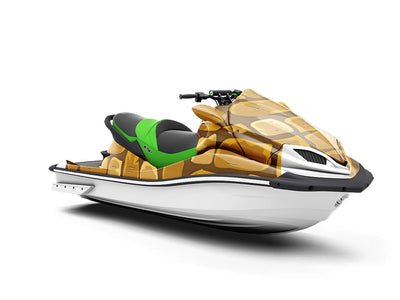 Goldenrod  Brick Jet Ski Vinyl Customized Wrap