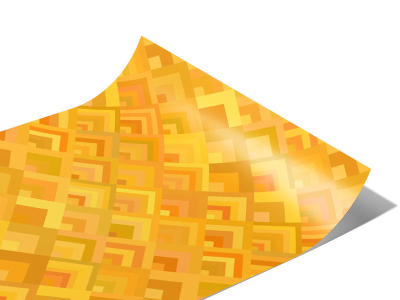Goldenrod Dreams Mosaic Vinyl Wraps~Rwraps Series 914 Digitally Printed Vinyl Wrap~0