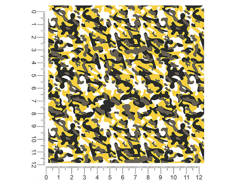 goldenrod flecktarn camouflage 1ft x 1ft Craft Sheets