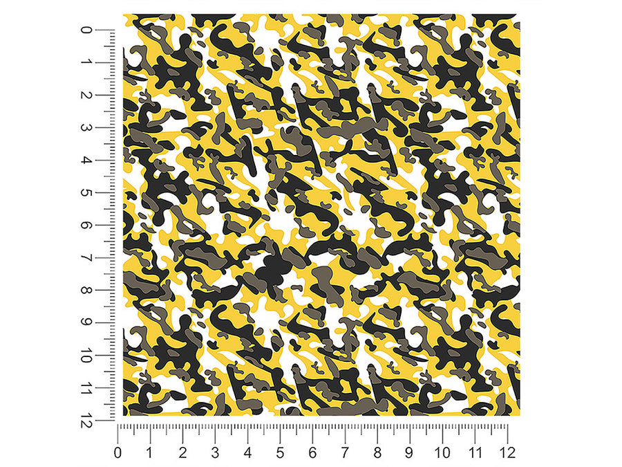 goldenrod flecktarn camouflage 1ft x 1ft Craft Sheets