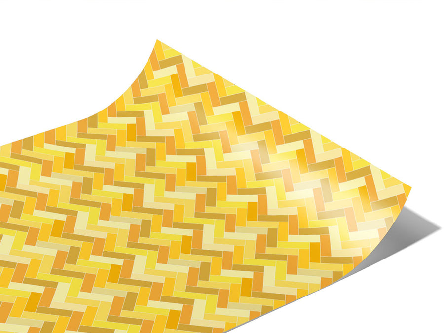 Goldenrod  Brick Vinyl Wraps~Rwraps Series 914 Digitally Printed Vinyl Wrap~1