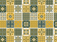 Goldenrod Tile Vinyl Wrap Pattern~Rwraps Series 914 Digitally Printed Vinyl Wrap~0