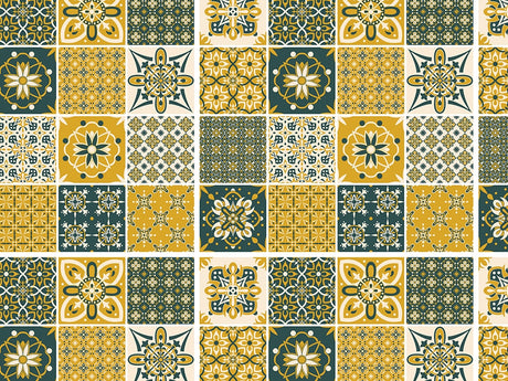 Goldenrod Tile Vinyl Wrap Pattern~Rwraps Series 914 Digitally Printed Vinyl Wrap~0