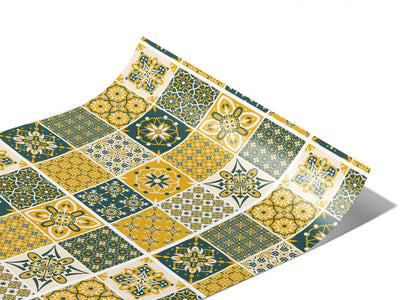 Goldenrod Tile Vinyl Wraps~Rwraps Series 914 Digitally Printed Vinyl Wrap~1