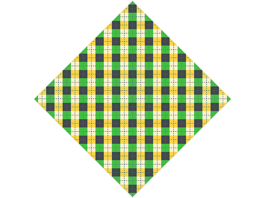Golfing Camo Argyle Vinyl Wrap Pattern