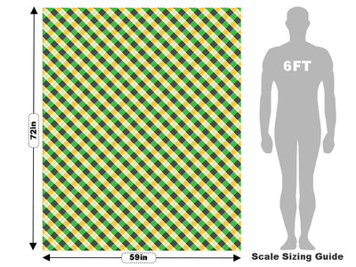 Golfing Camo Argyle Vehicle Wrap Scale~Rwraps Series 914 Golfing Camo Argyle Measurements~1