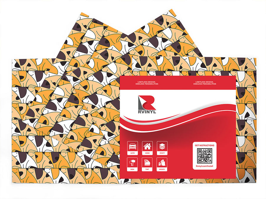 good dog mosaic Craft Vinyl Sheet Pack