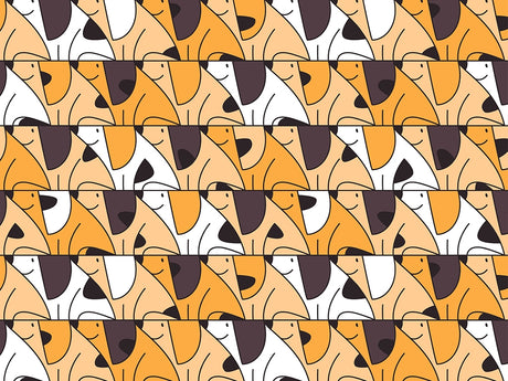 Good Dog Mosaic Vinyl Wrap Pattern~Rwraps Series 914 Digitally Printed Vinyl Wrap~0