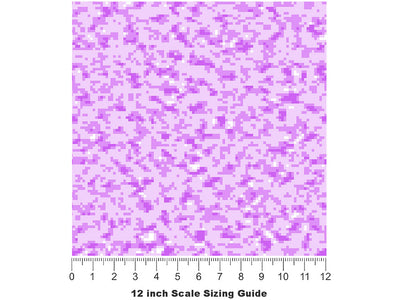 Good Tax Pixel Vinyl Film Pattern Size 12 inch Scale~Rwraps Good Tax Pixel Sizing Chart~2