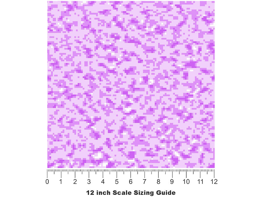 Good Tax Pixel Vinyl Film Pattern Size 12 inch Scale~Rwraps Good Tax Pixel Sizing Chart~2