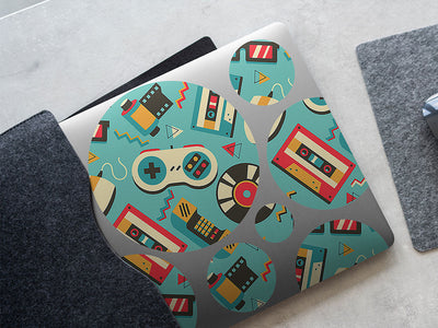 goodbye 90s retro DIY Laptop Stickers