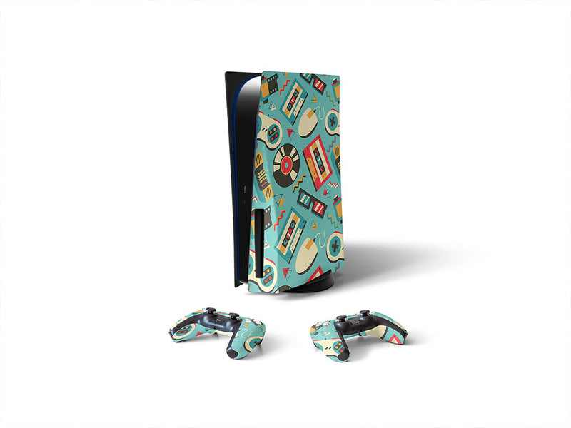 goodbye 90s retro Sony PS5 DIY Skin