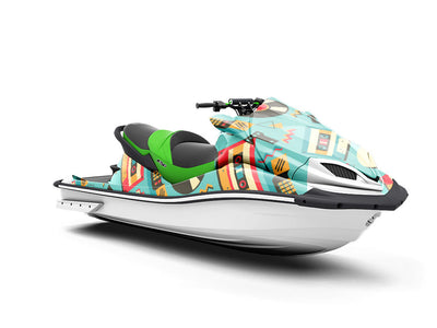Goodbye 80s Retro Jet Ski Vinyl Customized Wrap