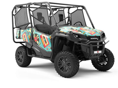 Goodbye 80s Retro Utility Vehicle Vinyl Wrap