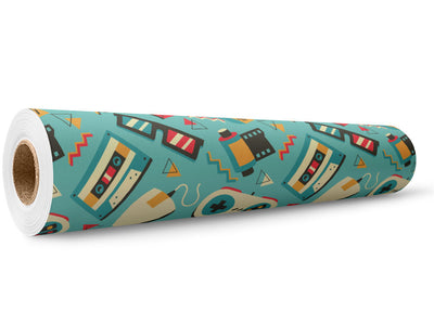Goodbye 80s Retro Wrap Film Wholesale Roll~Rwraps Series 914 Digitally Printed Vinyl Roll~5