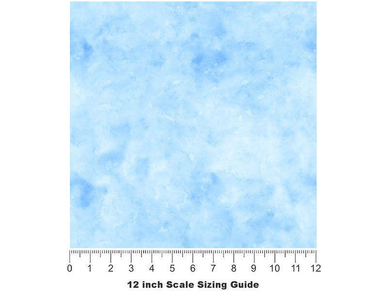 Goodbye Blue Watercolor Vinyl Film Pattern Size 12 inch Scale~Rwraps Goodbye Blue Watercolor Sizing Chart~2