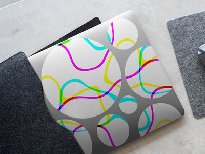 goodbye seventies retro DIY Laptop Stickers