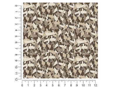 goose silhouette camouflage 1ft x 1ft Craft Sheets