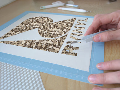 goose silhouette camouflage Easy Weed Craft Vinyl