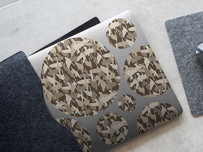 goose silhouette camouflage DIY Laptop Stickers