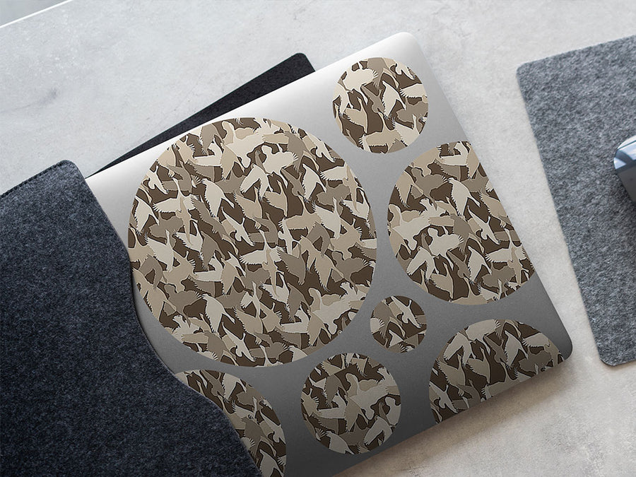 goose silhouette camouflage DIY Laptop Stickers
