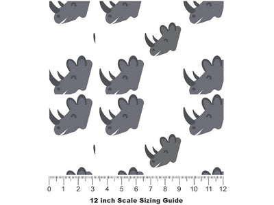 Gore Fest Animal Vinyl Film Pattern Size 12 inch Scale~Rwraps Gore Fest Animal Sizing Chart~2