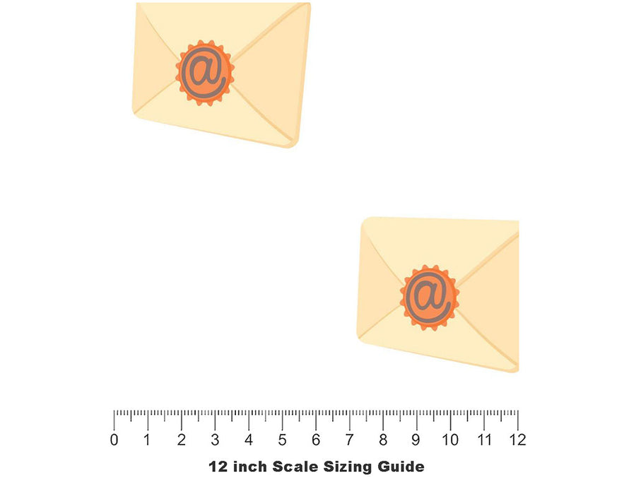 Got Mail Technology Vinyl Film Pattern Size 12 inch Scale~Rwraps Got Mail Technology Sizing Chart~3
