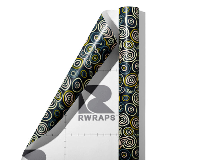 Gotham Nightmare Mosaic Wrap Film Sheets~Rwraps Series 914 Gotham Nightmare Mosaic Scrolled Sheet~3