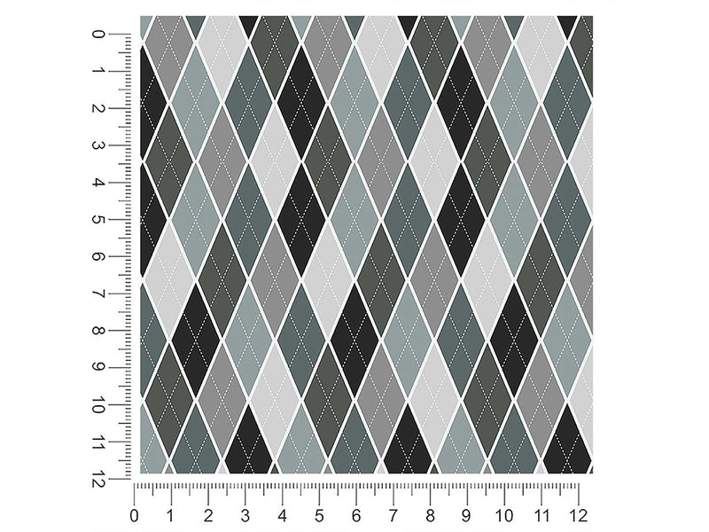 gothic charm argyle 1ft x 1ft Craft Sheets