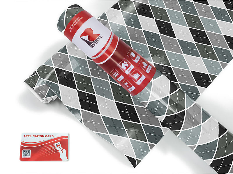 gothic charm argyle Craft Vinyl Roll