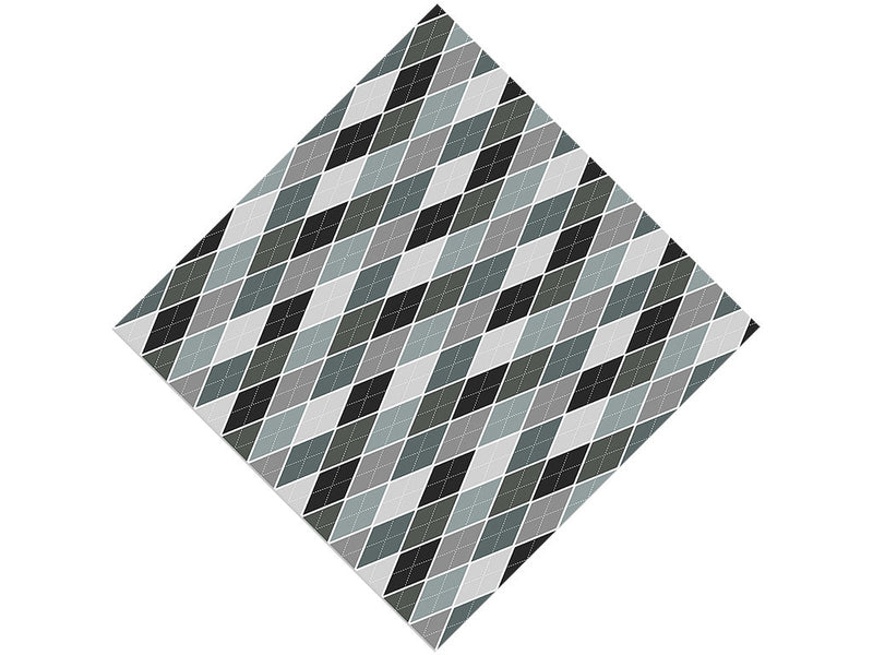 Gothic Charm Argyle Vinyl Wrap Pattern