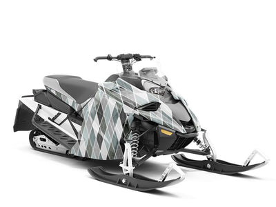 Gothic Charm Argyle Custom Wrapped Snowmobile