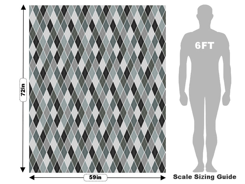 Gothic Charm Argyle Vehicle Wrap Scale~Rwraps Series 914 Gothic Charm Argyle Measurements~1