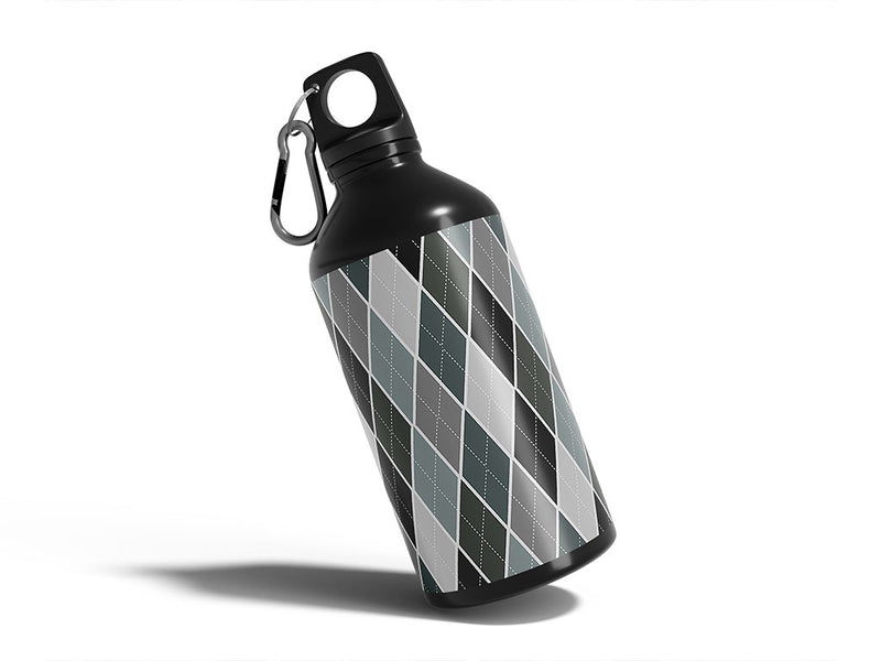 gothic charm argyle Water Bottle DIY Stickers