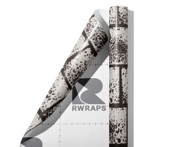 Gothic  Brick Wrap Film Sheets~Rwraps Series 914 Gothic  Brick Scrolled Sheet~4