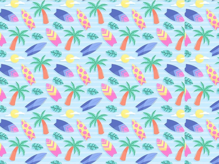 Grab Your Board Summertime Vinyl Wrap Pattern~Rwraps Series 914 Digitally Printed Vinyl Wrap~0