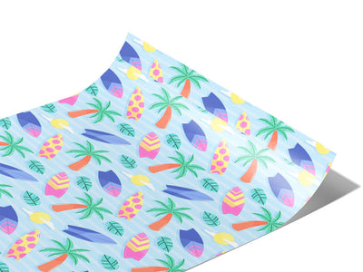 Grab Your Board Summertime Vinyl Wraps~Rwraps Series 914 Digitally Printed Vinyl Wrap~0